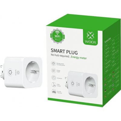 Smart zásuvka WOOX R6113 W – Zbozi.Blesk.cz