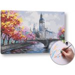 Malování podle čísel PODZIM V LONDÝNĚ – Hledejceny.cz