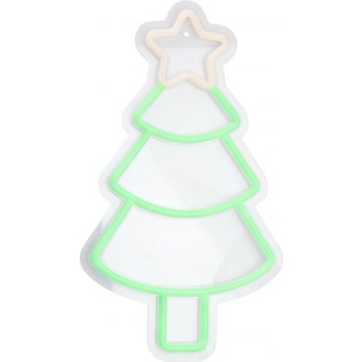 Home Styling Collection Vánoční neonový nápis na zeď stromek, LED, 23 x 22 cm zelený – Hledejceny.cz