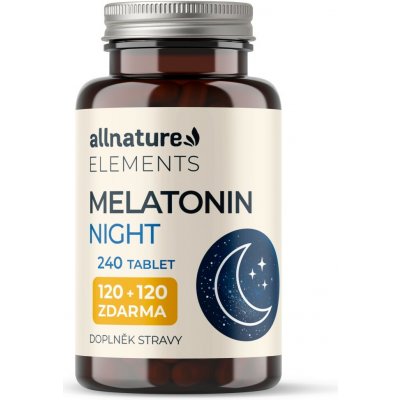 Allnature Elements Melatonin night 240 tablet – Hledejceny.cz
