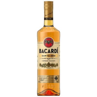 Bacardi GOLD ORO 37,5% 1 l (holá láhev)