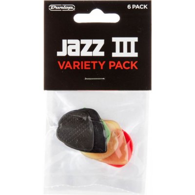 DUNLOP Jazz III Pick Variety Pack – Zboží Mobilmania