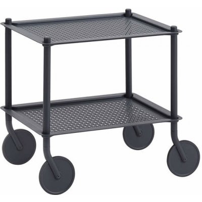 Muuto Servírovací stolek Flow 2 Layer blue grey – Zbozi.Blesk.cz