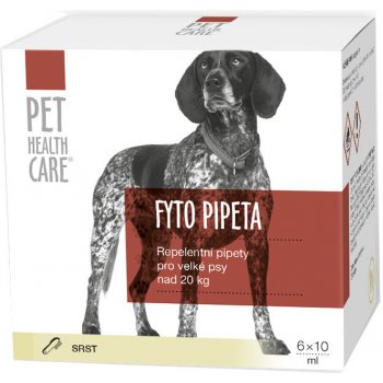 Pet Health Care Fytopipeta pes od 20 kg 6 x 10 ml