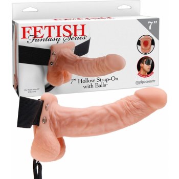 Fetish Fantasy 7 HOLLOW STRAP ON WITH BALLS