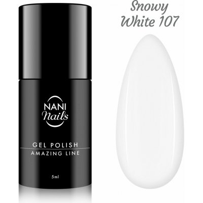 NANI gel lak Amazing LineSnowy White 5 ml – Zboží Dáma