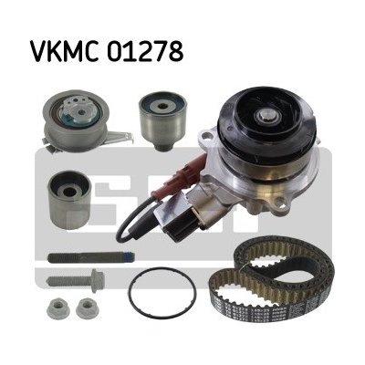 Sada rozvodů - řemen s kladkami a vodní pumpa SKF VKMC 01278 (VKMC01278) | Zboží Auto