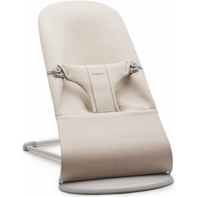 BabyBjörn Lehátko Bouncer Bliss Light Beige 3D Jersey světlá konstrukce – Zboží Dáma