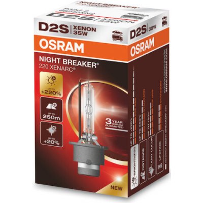 Osram xenon. výbojka 85V 35W D2S P32d-2 Night Breaker Xenarc +220% | Zboží Auto