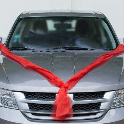 Šerpa na auto do tvaru V - červená (1 set) – Zboží Mobilmania