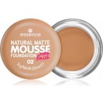 essence NATURAL MATTE MOUSSE pěnový make-up 02 16 g – Sleviste.cz