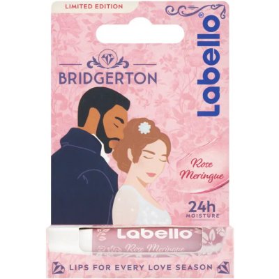 Labello Pečující balzám na rty Bridgerton Rose Meringue 4,8 g – Zboží Dáma