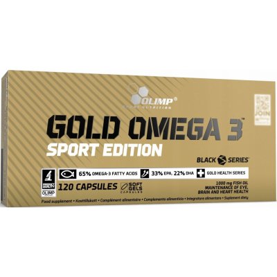 Olimp Gold Omega 3 Sport Edition 120 čepic.