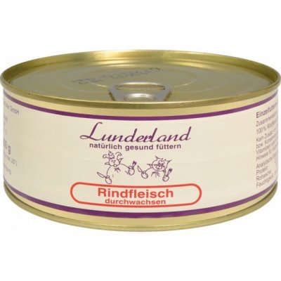 Lunderland pro psy a kočky Hovězí prorostlé 300 g