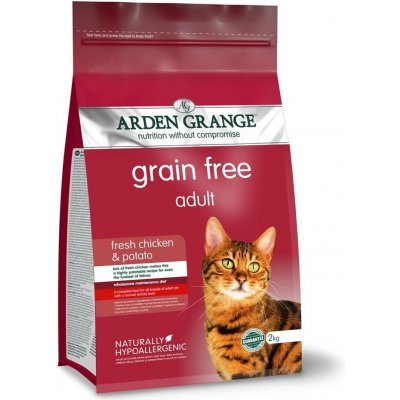 Arden Grange Adult Cat Light kuře & brambory 2 kg – Hledejceny.cz