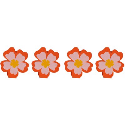 Excellent Houseware Spony na ubrus 4 ks květiny – Zboží Dáma