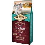 Granule pro kočky Carnilove Fresh Carp & Trout Sterilised Adult, 6kg