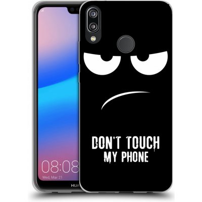 Pouzdro Picasee silikonové Huawei P20 Lite - Don't Touch My Phone černé
