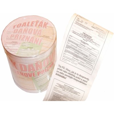 Toaletní papír Daňová přiznání – Zboží Dáma