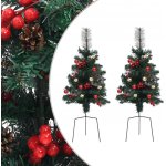 zahrada-XL Umělé vánoční stromky na cestu 2 ks 76 cm PVC