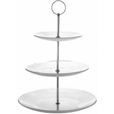 Orion Stojan na servírování sklo/kov 3 patra – Hledejceny.cz