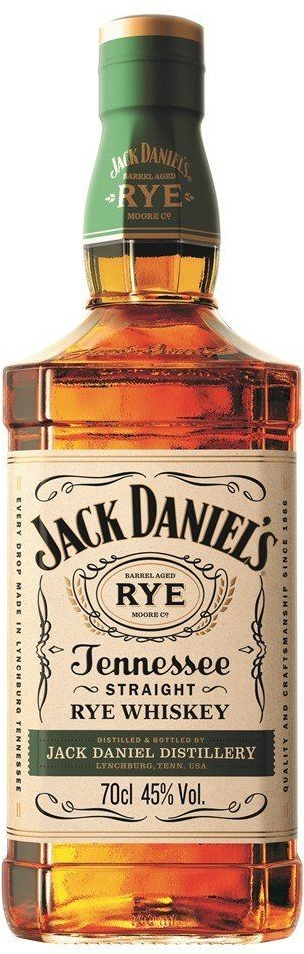 Jack Daniel´s Jack Daniel's Straight Rye 45% 0,7 l (holá láhev)