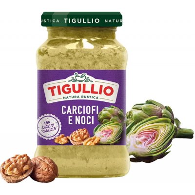 TIGULLIO pesto artyčoky a vlašské ořechy 185 g – Zboží Dáma
