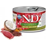 N&D Quinoa Dog Adult Skin & Coat Duck & Coconut 140 g – Zboží Mobilmania