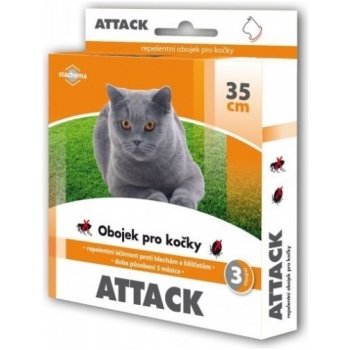 Attack antiparazitární obojek 35 cm