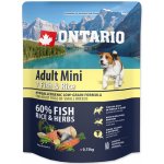 Ontario Adult Mini 7 Fish & Rice 2 x 0,75 kg – Hledejceny.cz