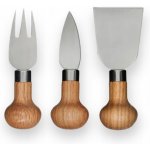 SAGAFORM Sada nožů na sýr Oval Oak Cheese Set 3 ks 5017198 – Hledejceny.cz