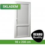 REHAU Smartline+ plné pravé bílá 98 x 208 cm – Hledejceny.cz