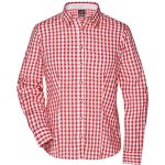 James&Nicholson kostkovaná JN637 Red – Zboží Mobilmania