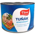 Viva Tuňák sendvičový ve slunečnicovém oleji 160 g – Zbozi.Blesk.cz