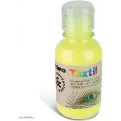 Barva na textil Primo FLUO 125 ml žlutá – Zboží Dáma