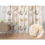 Biante Dekorační závěs PM-109 Akvarelové tulipány na krémovém 145x160 cm – Hledejceny.cz