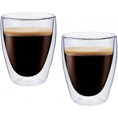 Pavina Dvoustěnný skleněný šálek na Espresso 2 x 235 ml – Zboží Mobilmania