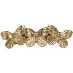 Motýlková kovová spona na vlasy Barva: stříbrná – Zboží Dáma