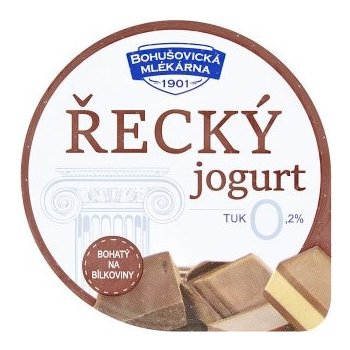 Bohušovická mlékárna Řecký jogurt čoko nugátový 130 g