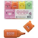 PkStar zvýrazňovač 4 ks pastel mini PK4-4 – Zboží Dáma PkStar zvýrazňovač 4 ks pastel mini PK4-4 – Zboží Dáma