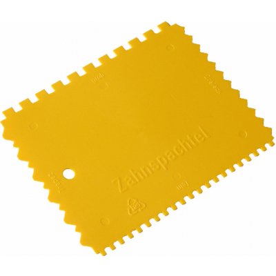 Stěrka plastová zubatá E4, E6 180 x 135 mm – Sleviste.cz