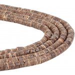 Korálky z kokosového dřeva - válečky - ∅ 5,5 mm - 1 ks – Zboží Dáma