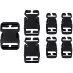 CONDOR OUTDOOR přezky náhradní REPAIR KIT 7 ks ČERNÉ – Zboží Mobilmania