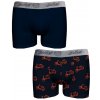 Boxerky, trenky, slipy, tanga John Frank JF2BEF25 2 Pack pánské boxerky