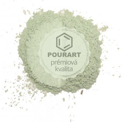 PourArt Metalický prášek DK133 Aurora White Green Light 10 g – Sleviste.cz