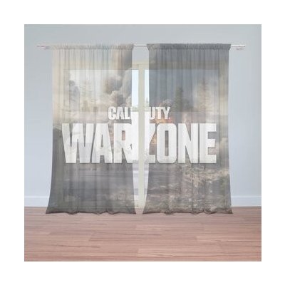 Sablio Záclony Call of Duty Warzone - město: 2ks 150x250cm – Hledejceny.cz