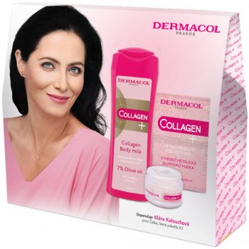 Dermacol Collagen+ denní pleťová péče Collagen+ Rejuvenating SPF10 50 ml + noční pleťová péče Collagen+ Rejuvenating 50 ml dárková sada