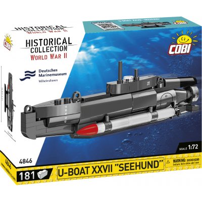COBI 4846 World War II Německá miniponorka U-Boot XXVII Seehund – Zboží Dáma