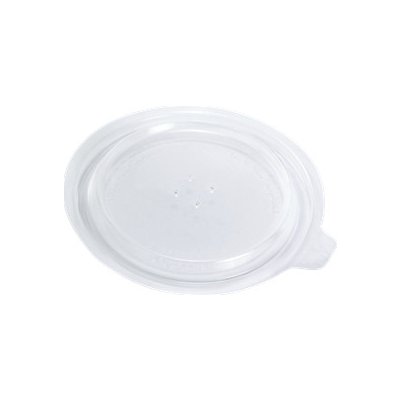 ECOFOL Plastové víčko PP kulaté pro misky 400 ml transparentní O120 mm bal/100 ks – Zboží Mobilmania