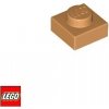 LEGO® doplněk LEGO® 3024 Podložka 1x1 Tmavě-Nugátová